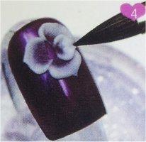 Flor acrílica en 3D