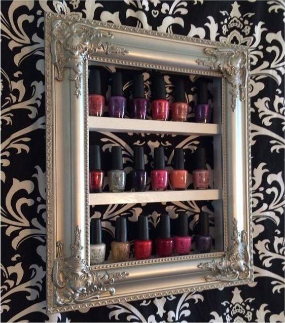 Ordenar los esmaltes de uñas