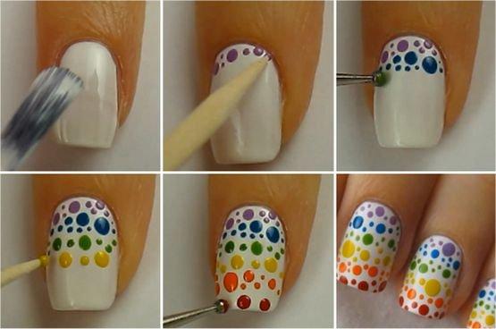 Arcoíris en tus uñas Arcoíris en tus uñas