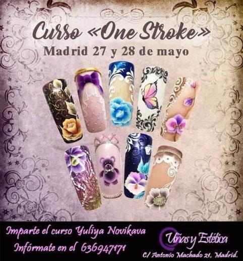 CURSO DIBUJO EN UÑAS - CURSO ONE STROKE EN MADRID CURSO DIBUJO EN UÑAS - CURSO ONE STROKE EN MADRID