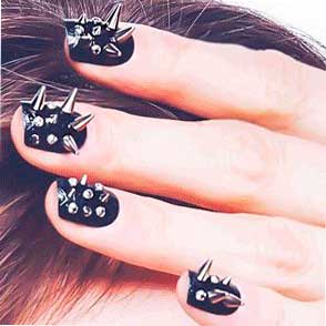 Uñas roqueras y Manicura punk 2018 - Uñas y Estética Blog