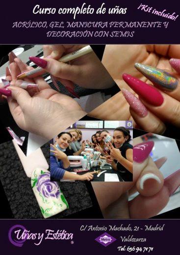 CURSO COMPLETO DE UÑAS DE ACRÍLICO, GEL Y MANICURA PERMANENTE CURSO COMPLETO DE UÑAS DE ACRÍLICO, GEL Y MANICURA PERMANENTE