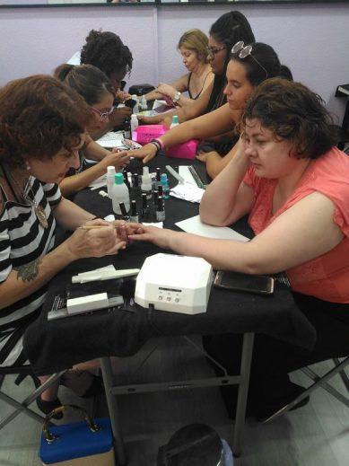 Fotos de las alumnas del curso de esmalte permanente del día 5/8/18