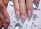 Uñas con efecto mojado Uñas con efecto mojado