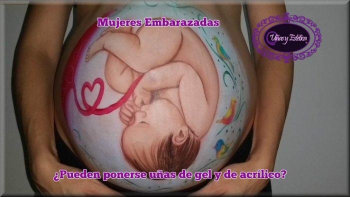 Uñas de gel y acrílico en el embarazo, ¿son perjudiciales?