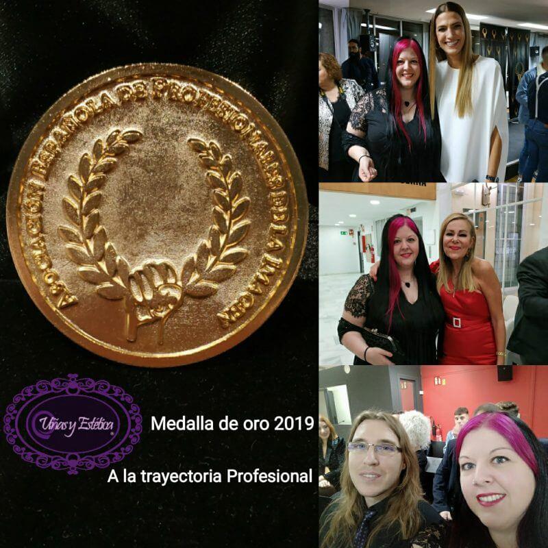 Medalla de oro 2019 a la Trayectoria Profesional - Uñas y Estética