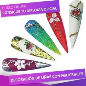 curso de decoración de uñas con materiales