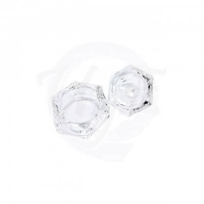 Godet de cristal con tapa