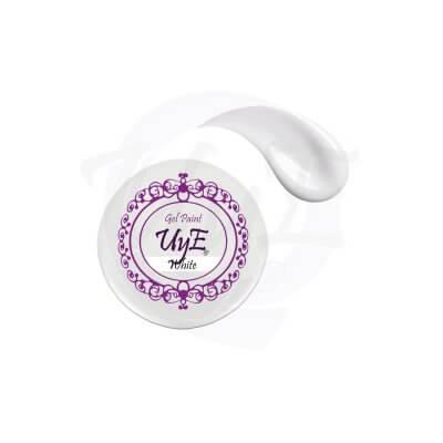 gel paint - white color