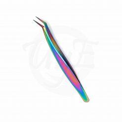 pinza holografica pestañas extensiones