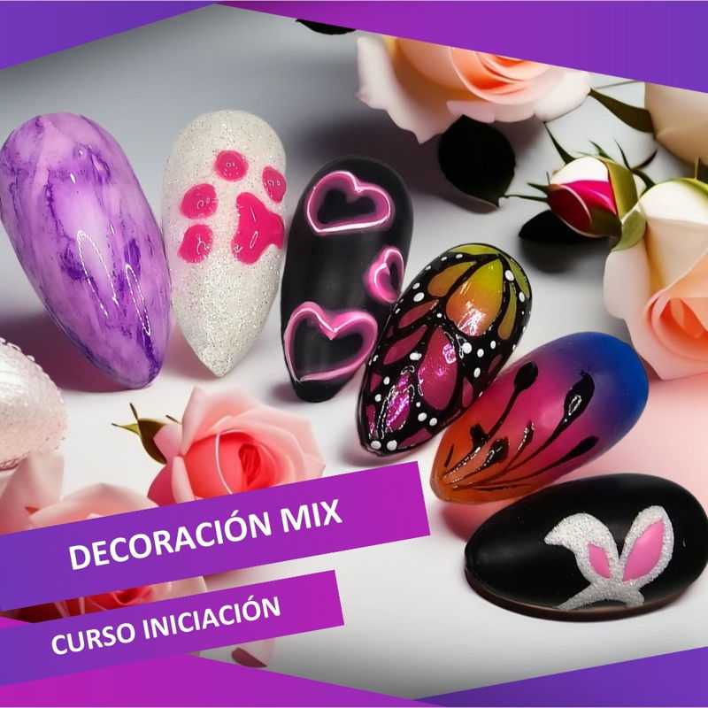 Curso Nail Art - Decoraciones rápidas de salón Curso Nail Art - Decoraciones rápidas de salón