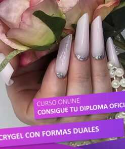 uñas polygel con formas duales curso online
